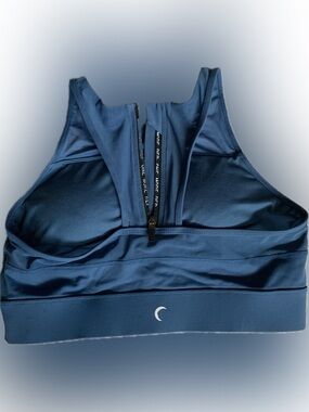 ZYIA All star mesh racer back Sports Bra - Navy Blue